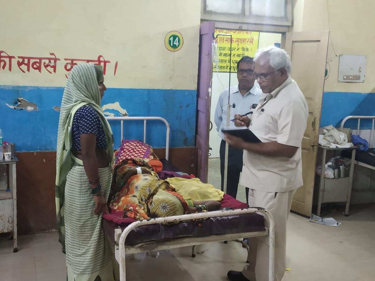 Salary  stopped of seven including medical officer