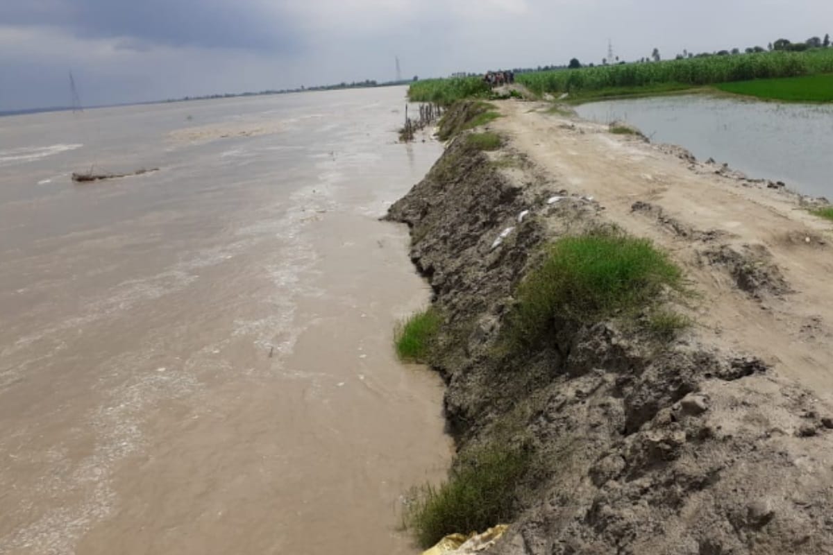 several rivers on flood in bijnor district due to water increase, many village on high alert