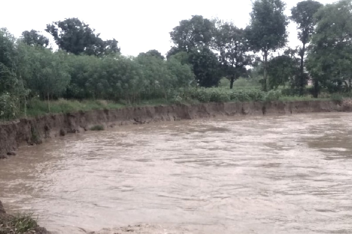 several rivers on flood in bijnor district due to water increase, many village on high alert
