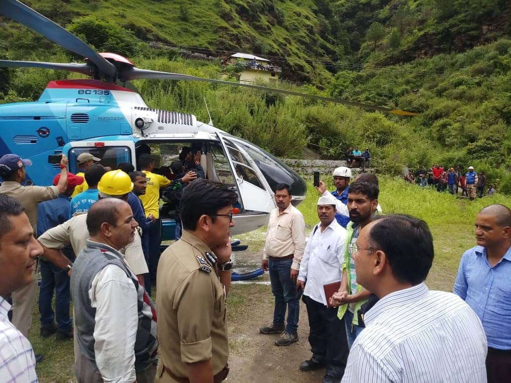 Uttarakhand News: heli rescue again starts in uttarkashi arakot