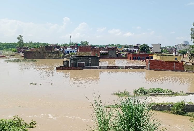 Floods In Haryana, Floods Situation In village of Yamunanagar