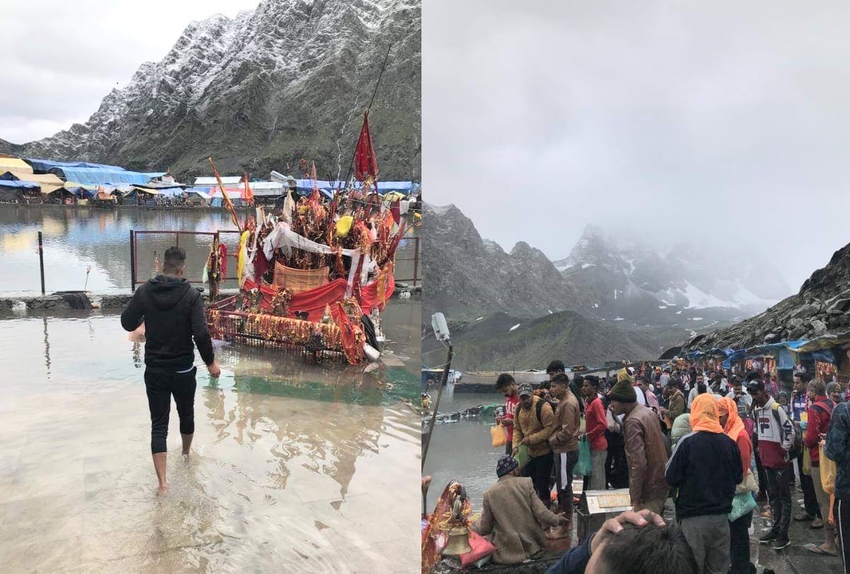 Manimahesh yatra halted, snowfall in Lahaul and thousands of cattle stranded