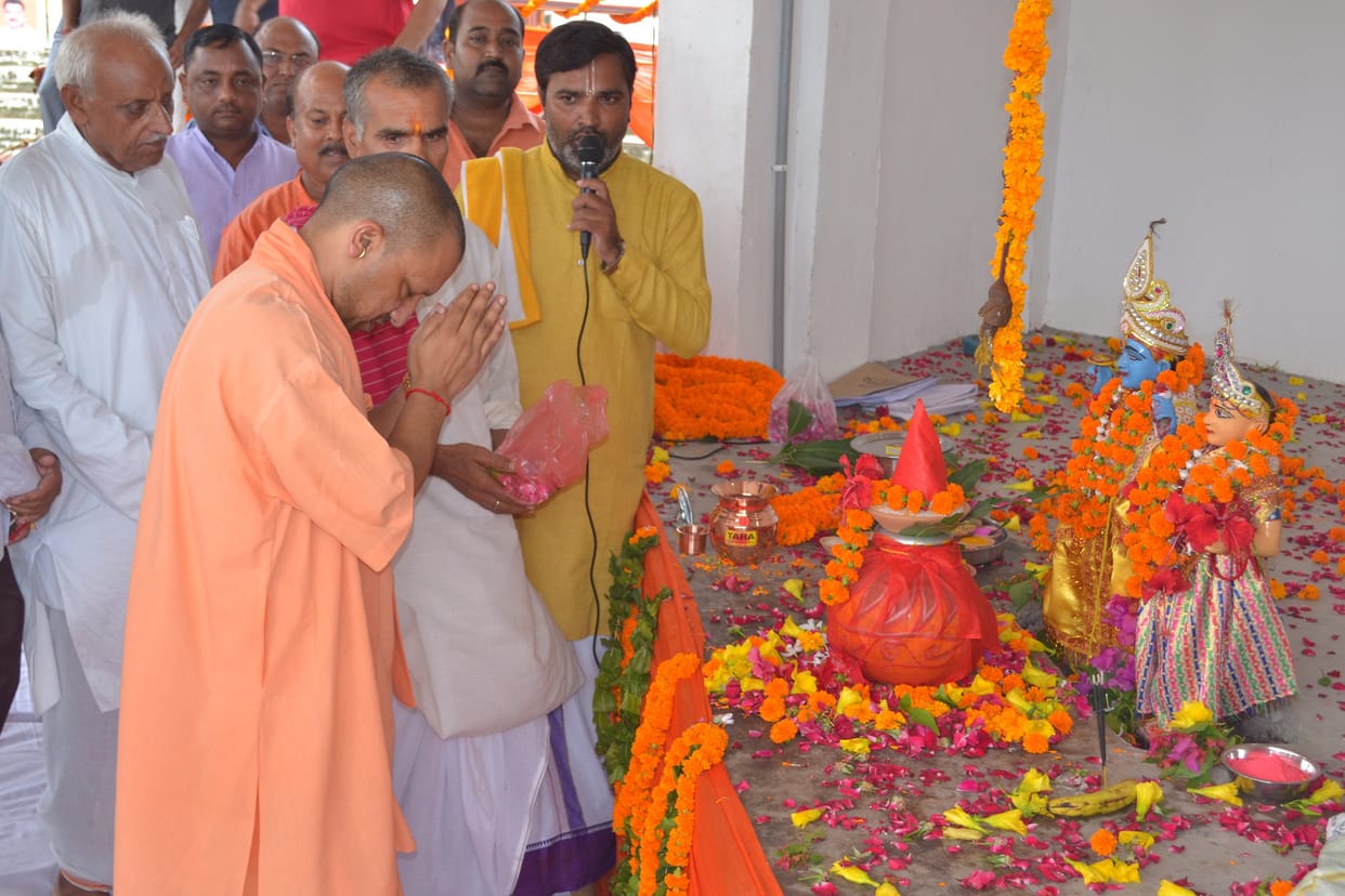 cm in gorakhpur,  dhuriyapar bio fuel plant