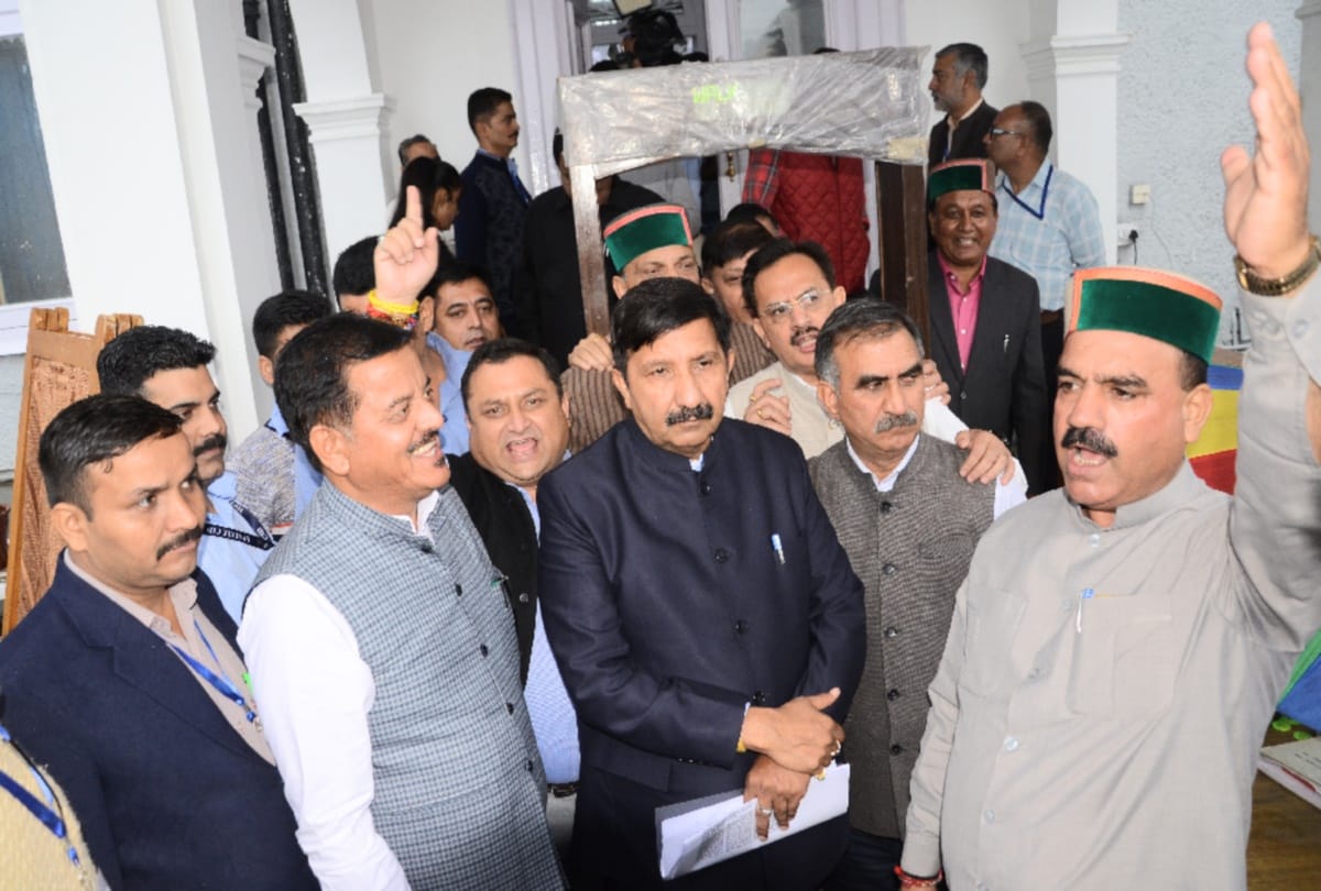 himachal assembly session: Ruckus in the house on MLA Raizada case