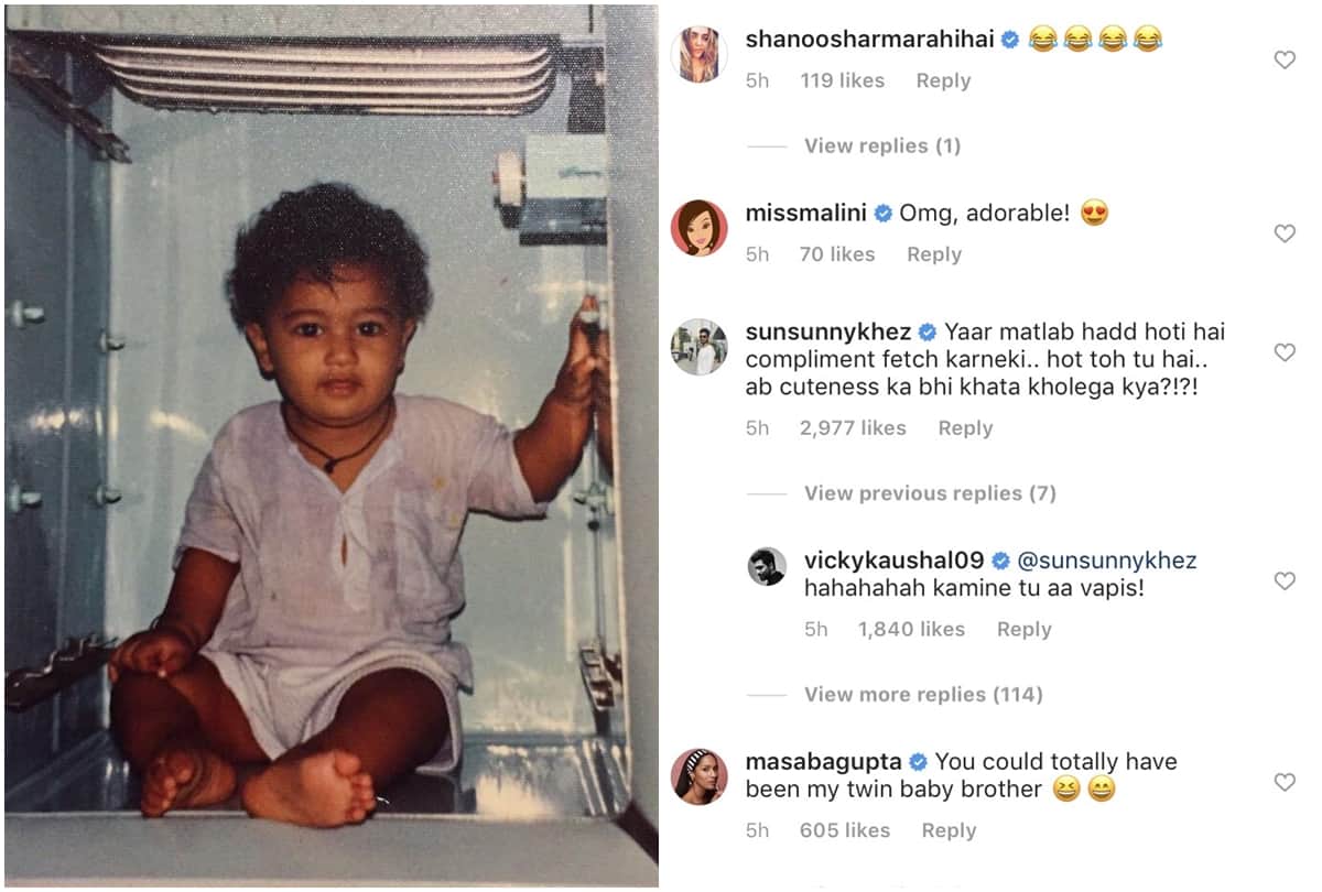 Vicky Kaushal instagram Throwback Photo is viral with brother Sunny funny comment