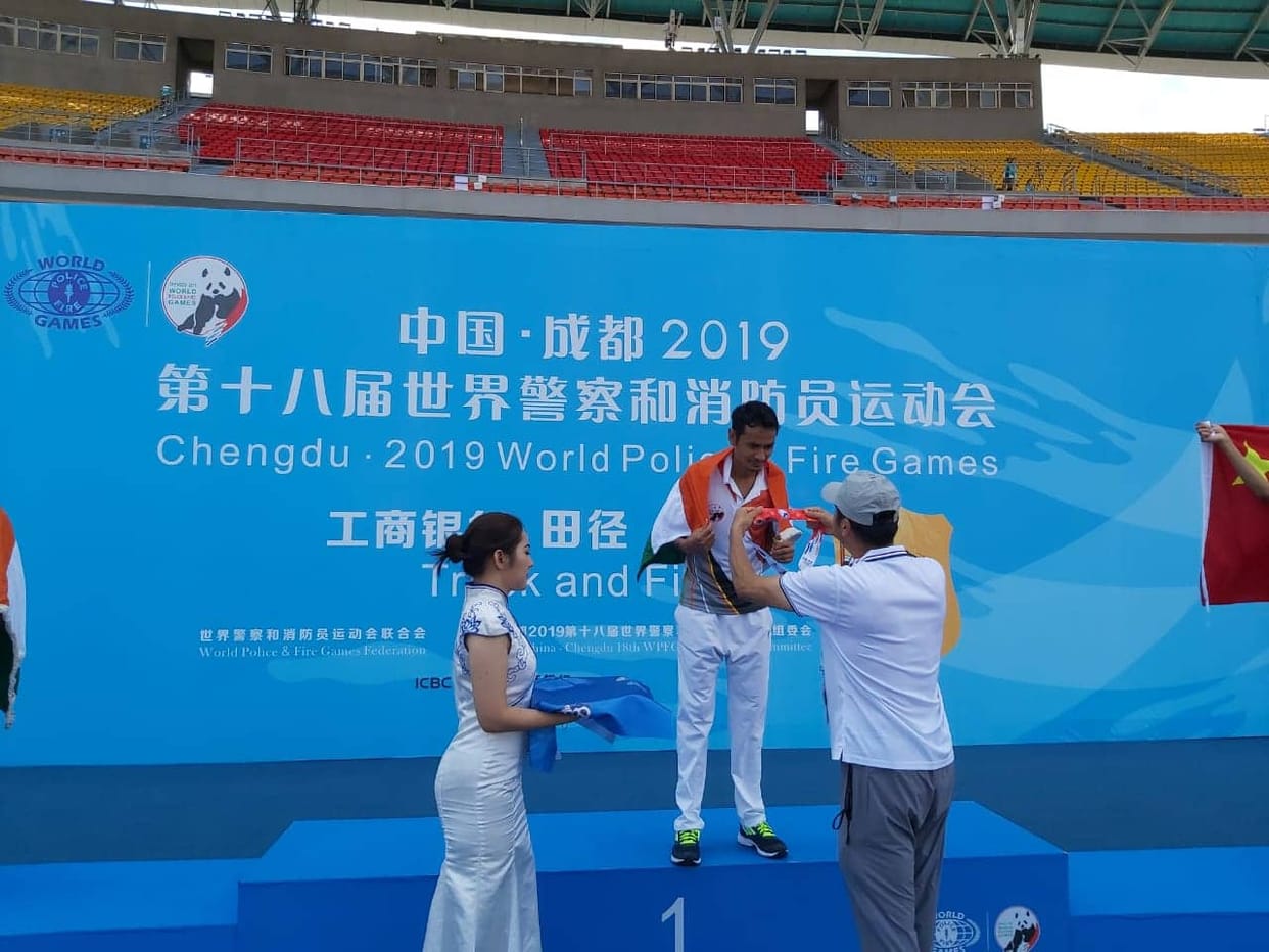 Ravindra Rautela of Uttarakhand Police wins gold in World Police Games 2019