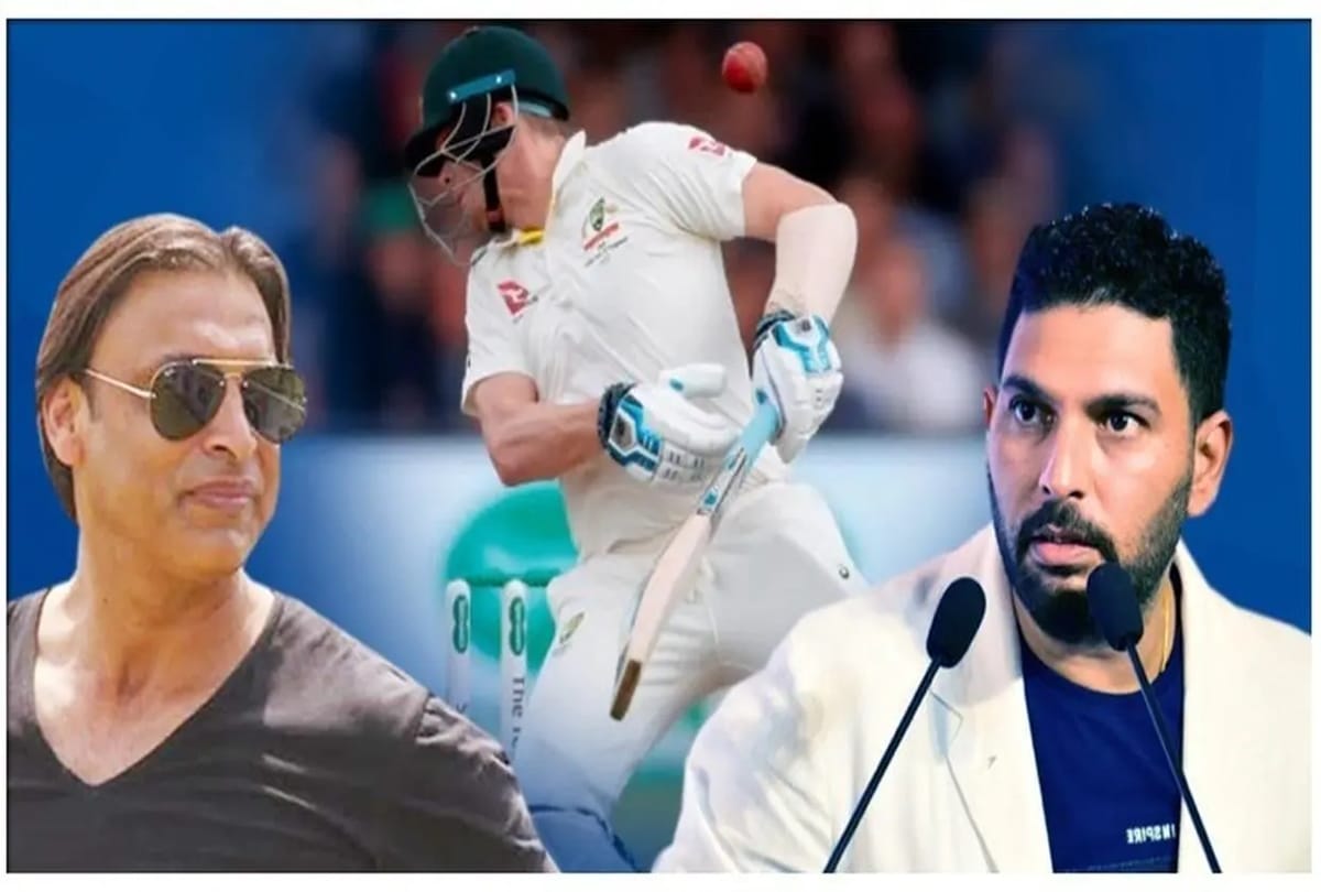 Shoaib akhtar got trolled by yuvraj singh, On Hitting Steve smith On The Head by Jofra Archer