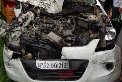 An accident in Mohan in Lucknow.