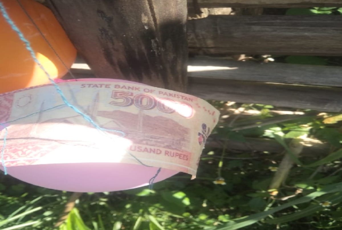 Pakistani balloon found in Sakroh panchayat of Badsar hamirpur