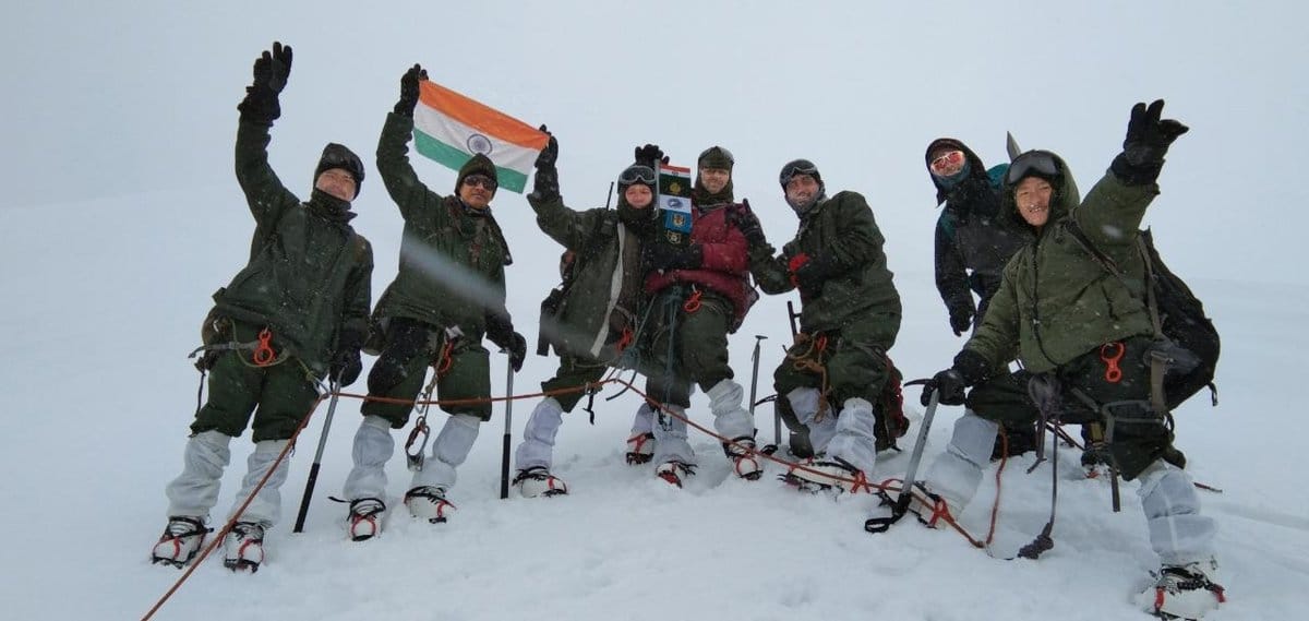 ITBP joint mountaineering team successfully scales Mt Kangchengyo in Sikkim