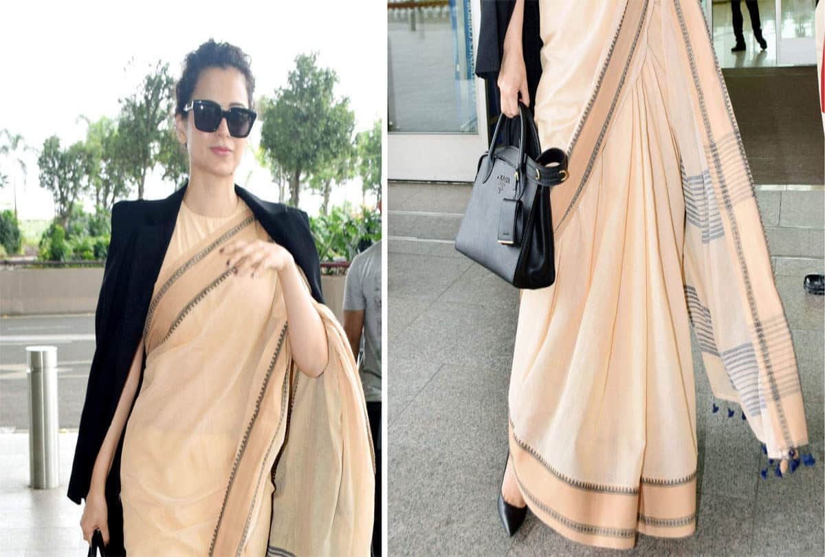 Kangana Ranaut brutally trolled for wearing Rupees 600 saree