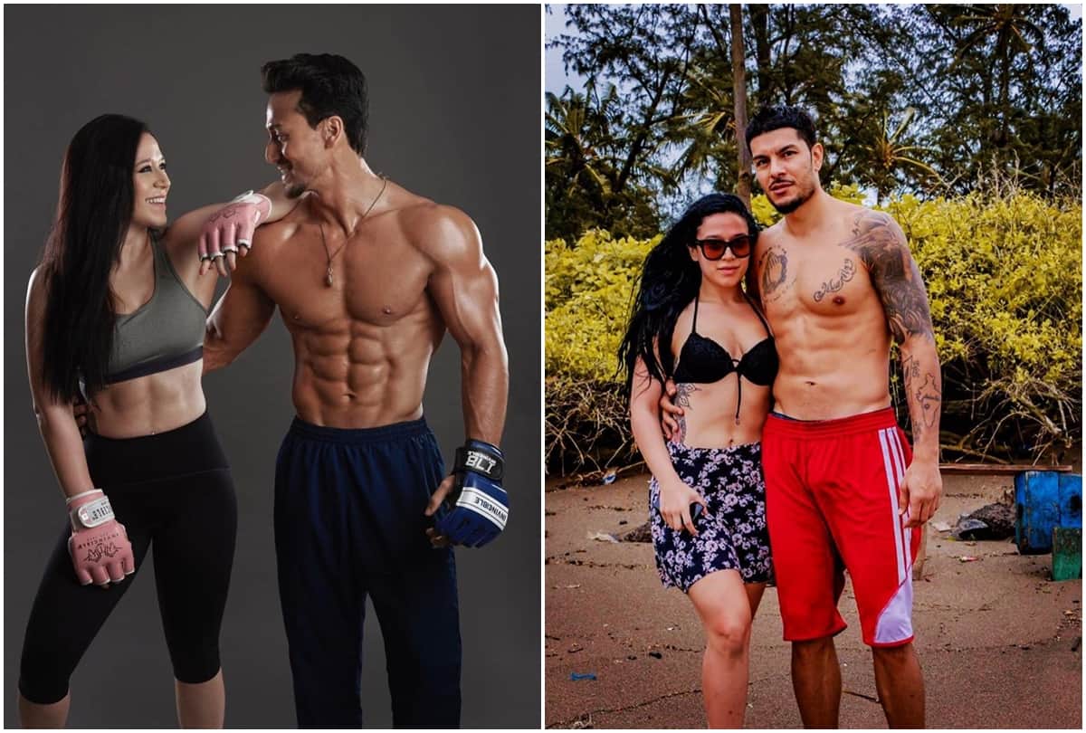 Tiger Shroff Sister Krishna shroff Spotted with mystery boy Eban Hyams