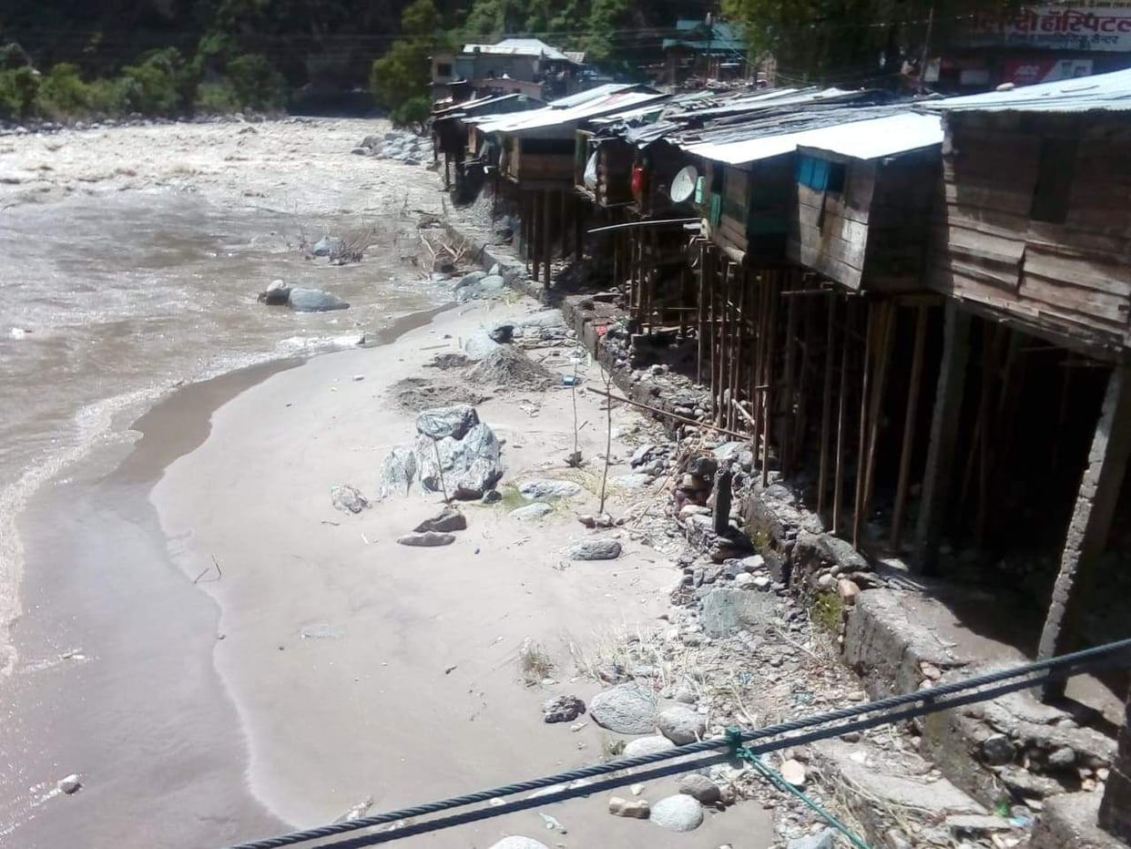 Water level of Tons river started decreasing