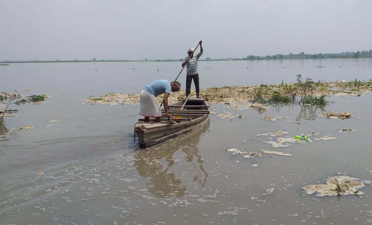 preparation for Flood in palwal