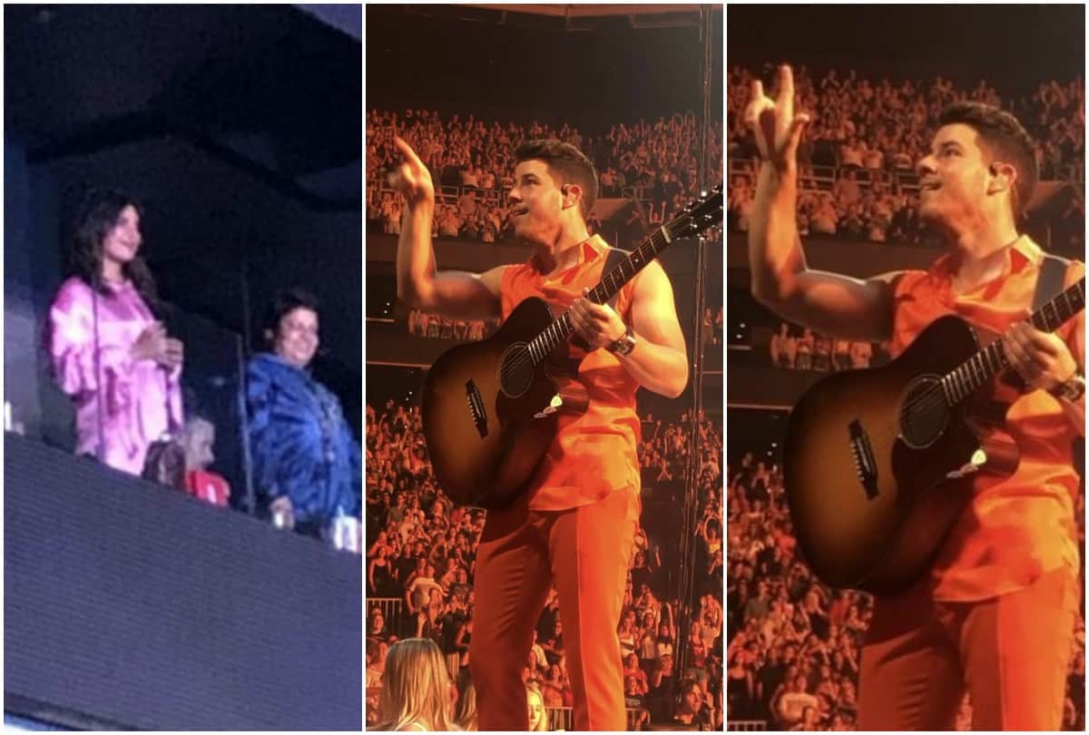 Nick Jonas says I love you to Priyanka Chopra during concert video viral on social media