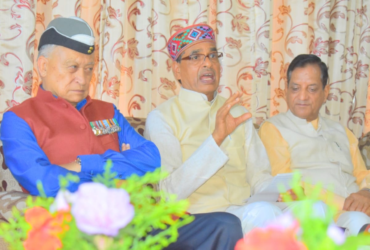 former cm of mp shivraj chauhan statement in dharamshala himachal
