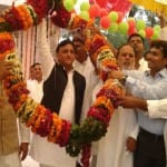 शिकोहाबाद में आए पूर्व मुख्यमंत्री अखिलेश यादव