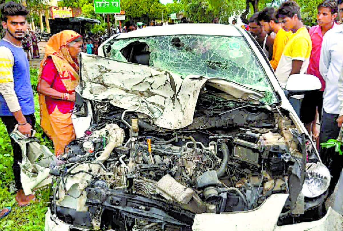 mother and son died in an accident in kakori