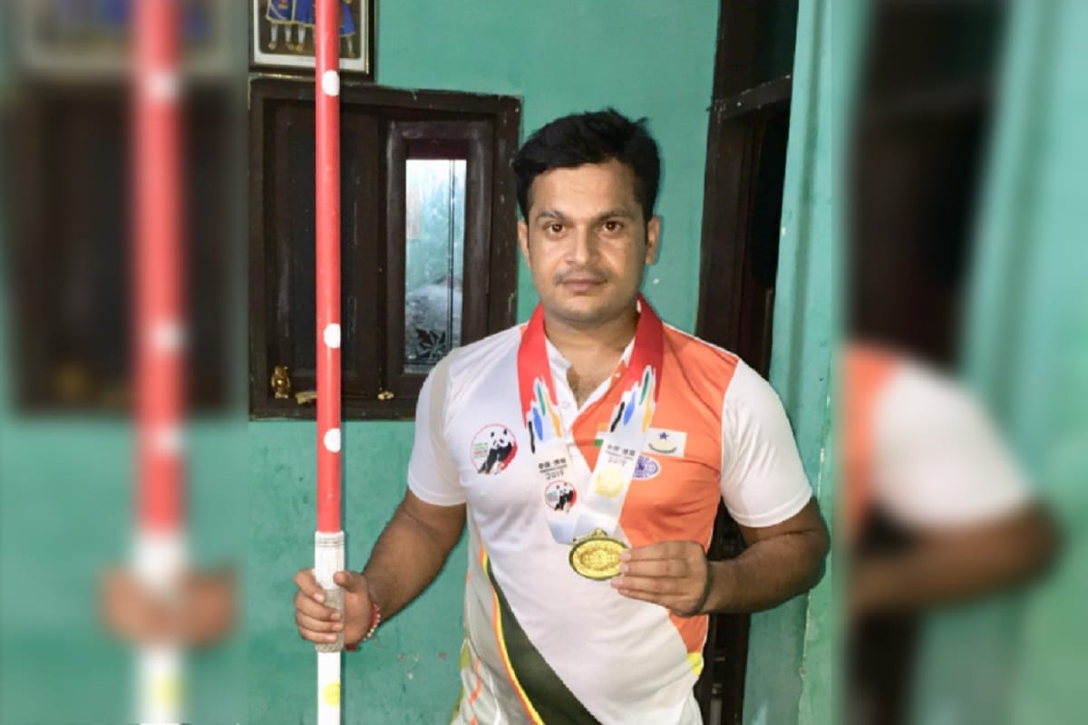 International player Ankit Rathi of Baghpat win gold medal in world police championship at China