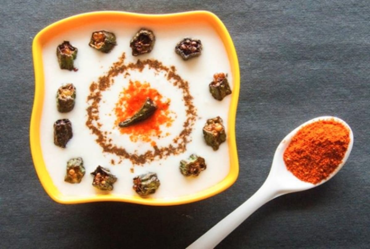 Bhindi Raita Recipe in hindi
