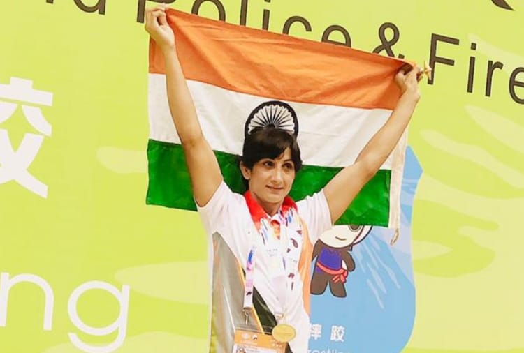 Haryana's Inspector Nirmala Wins Gold Medal In China