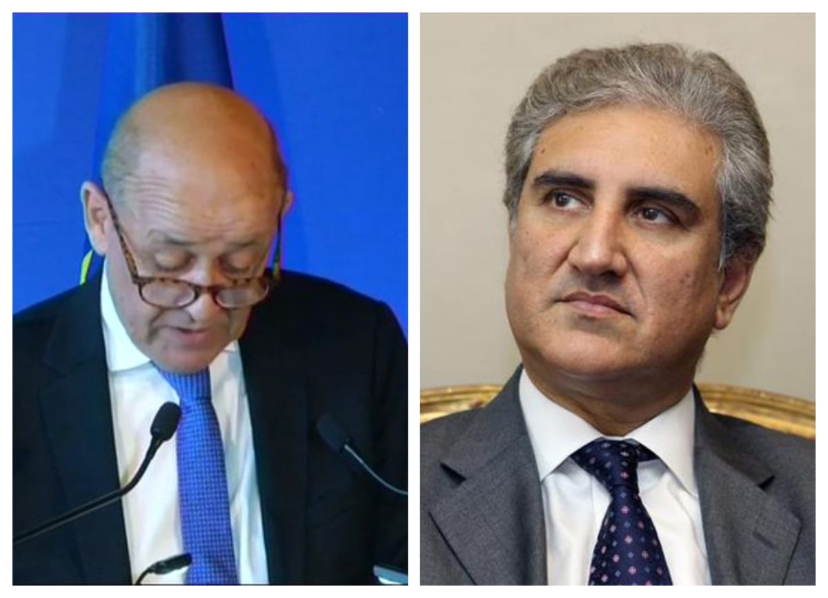 Easing the situation said French Minister for Europe and Foreign Affairs to Qureshi on Kashmir