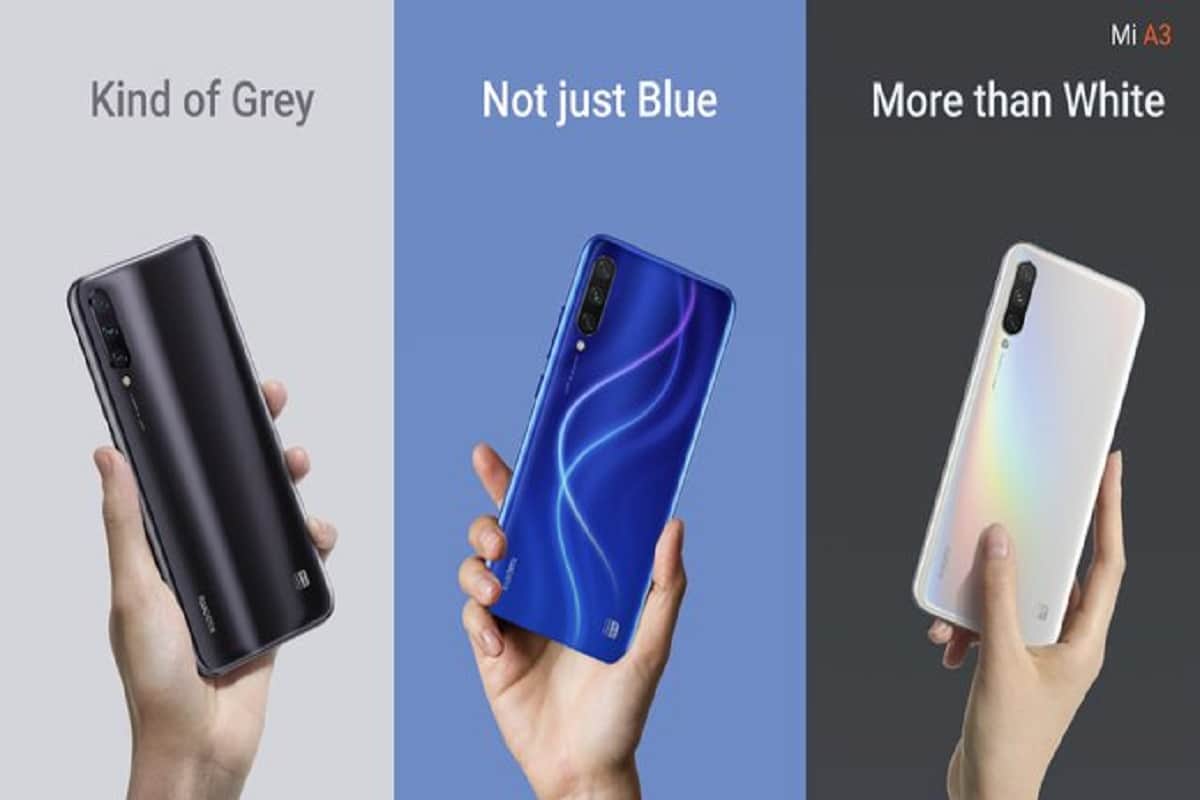 Mi A3 smartphone launched in India With Triple Rear Cameras Price Specifications and offers