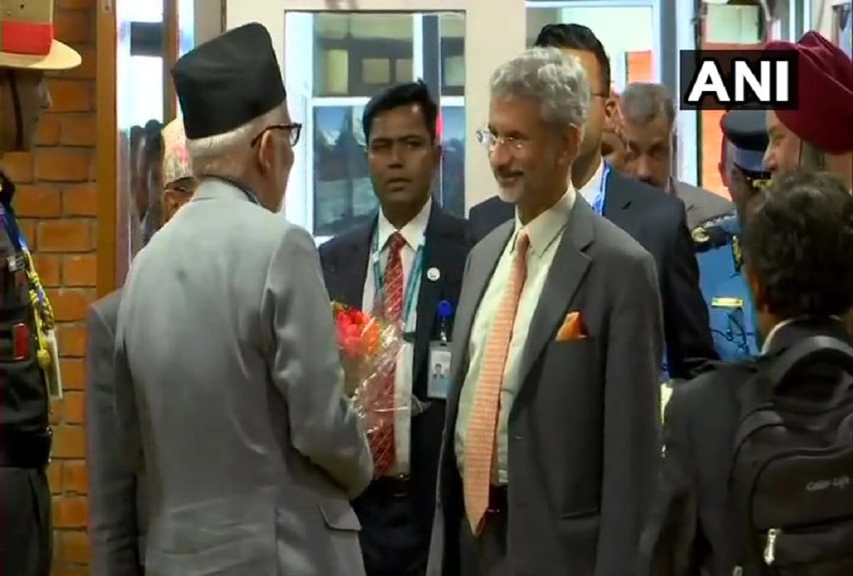 External Affairs Minister Dr S Jaishankar arrives in Kathmandu for 5th Joint Commission Meeting