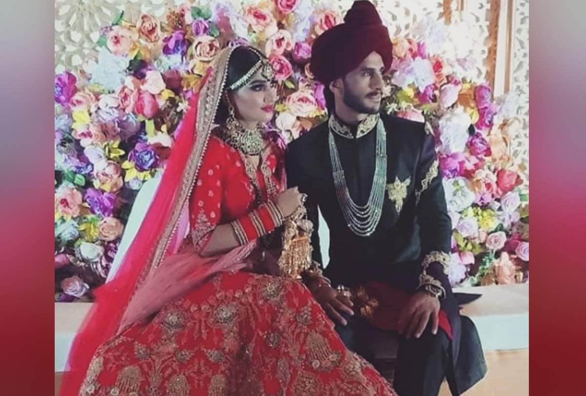 Pakistan cricketer hassan ali marries indian samiya arzoo see wedding album