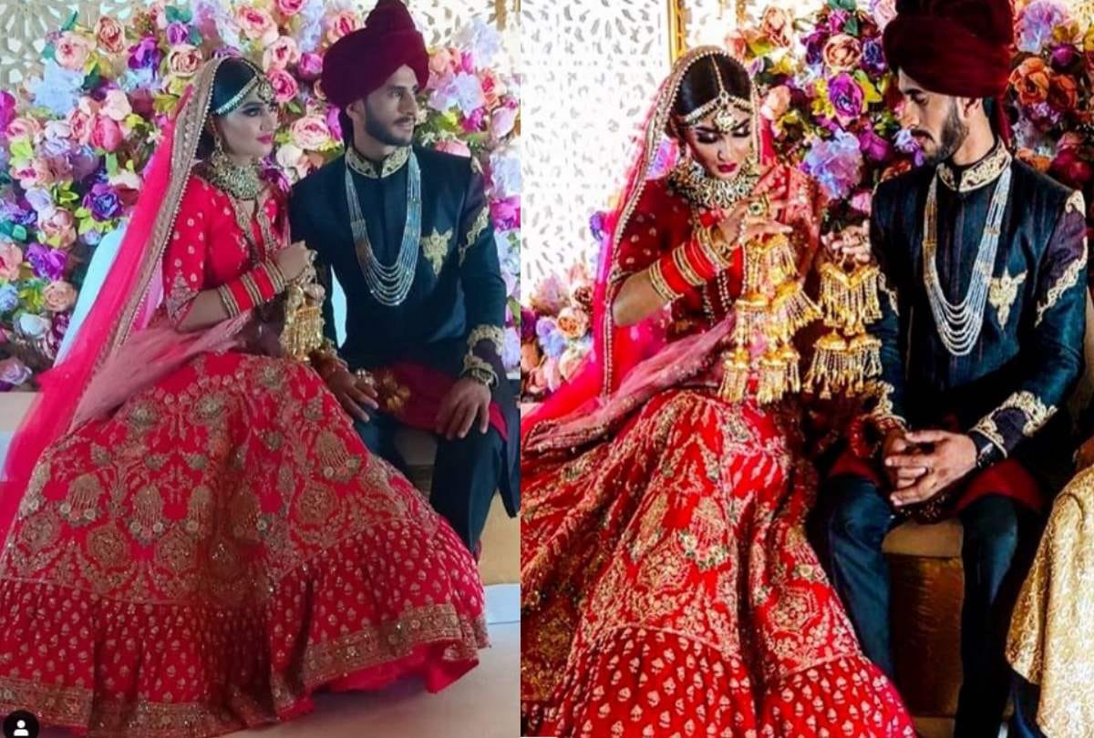 Pakistan cricketer hassan ali marries indian samiya arzoo see wedding album