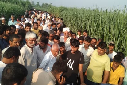 young man shot dead in Shamli, dead body found in a farm
