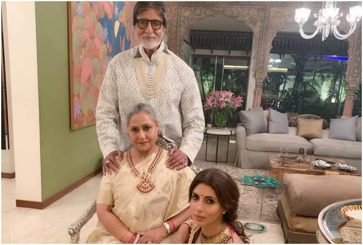 Amitabh Bachchan Abhishek Bachchan Shweta Bachchan Nanda wished Happy Birthday to Jaya Bachchan