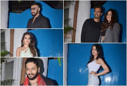 bollywood celebs riteish karan rampal gabriella Arjun allu arjun sonakshi at Nikkhil Advani party