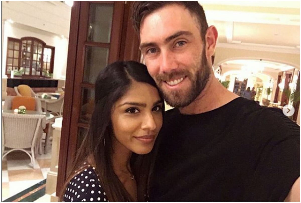 Glenn Maxwell fiancee Vini Raman shares photo from their Indian engagement