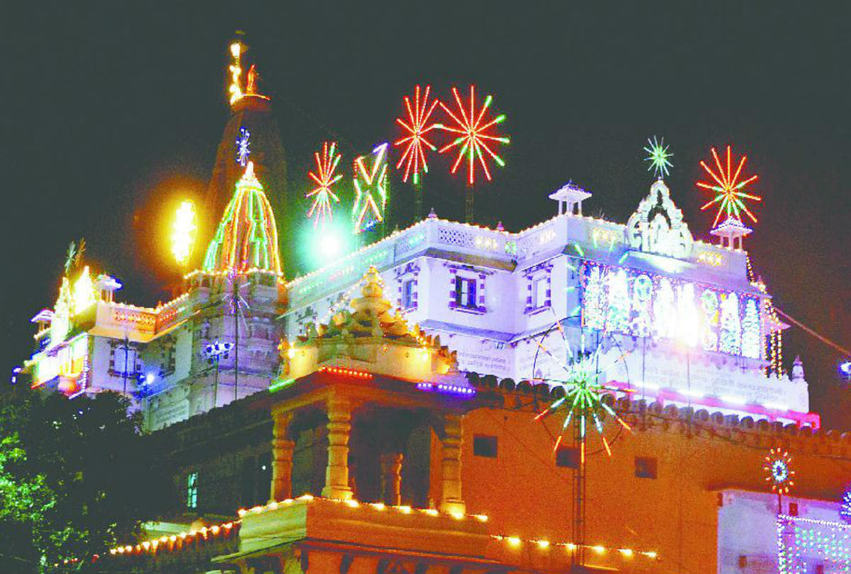 janmashtami Lighting Pictures of Janmsthan Prem Mandir Mathura Vrindavan