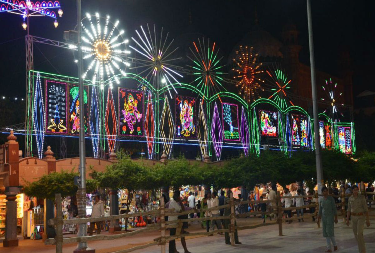 janmashtami Lighting Pictures of Janmsthan Prem Mandir Mathura Vrindavan