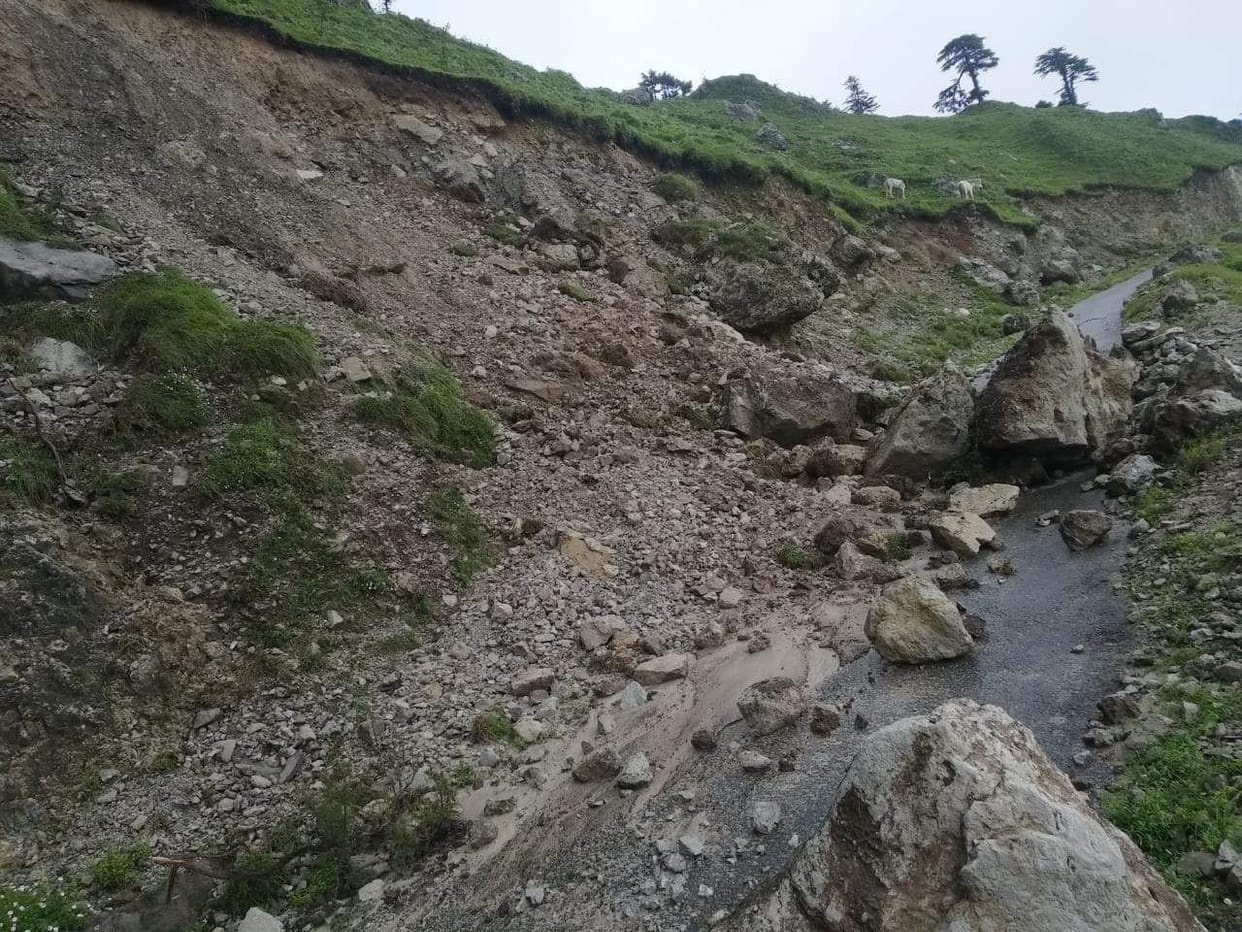 60 villages cut off from the main road