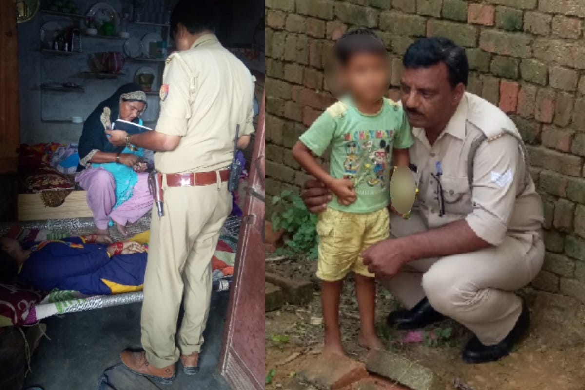 husband murder his wife in Meerut, eight year old son open the truth
