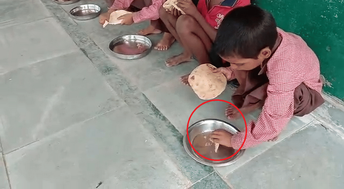 ABSA suspended and transfer of BSA in case of feeding children roti with salt mirzapur school