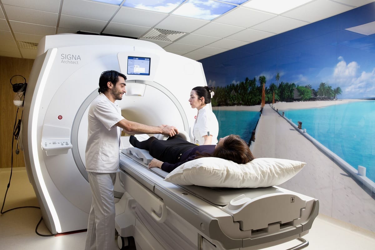 Now you can listen bhajans or watch videos during MRI in India
