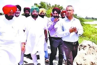 Flood Like Situation Continues In Punjab, CM Amarinder Singh Seen flood affected Areas