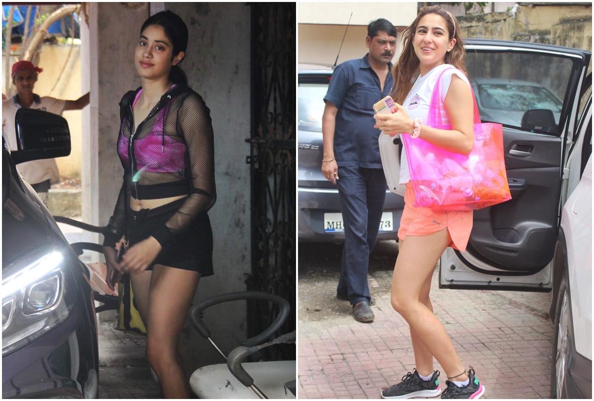 Sara Ali Khan Janhvi Kapoor Ibrahim take taxi after grooving to AP Dhillon’s captivating music