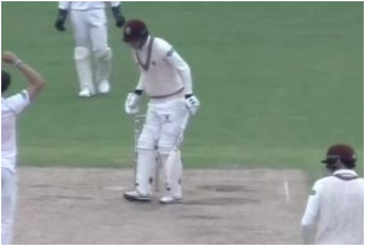 Watch Bowler Falls While Appealing Leaving Fielders In Splits