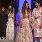 lakme fashion week 2019 farhan akhtar ramp walk with girlfriend shibani dandekar for payal singhal