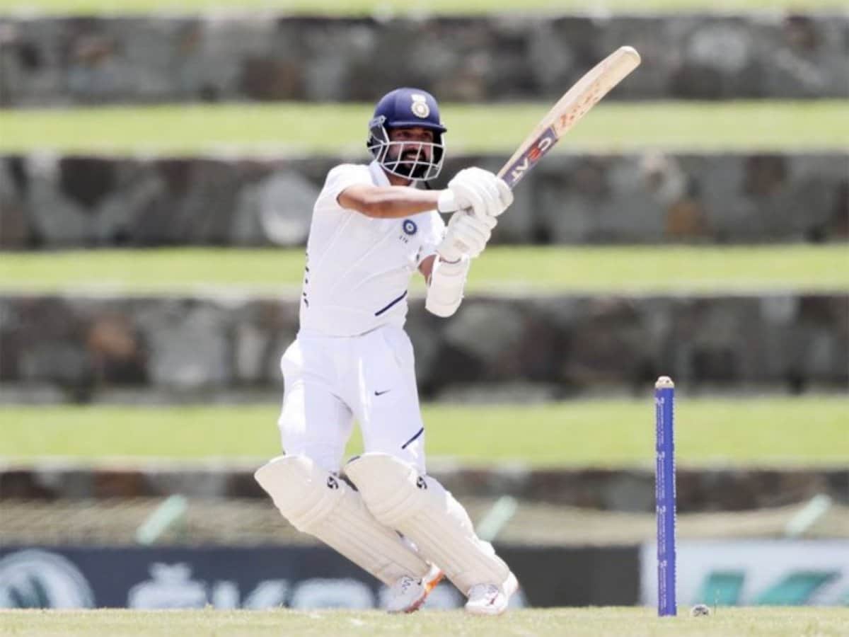 ajinkya rahane come back after two years, scored his 10th test hundred against west indies