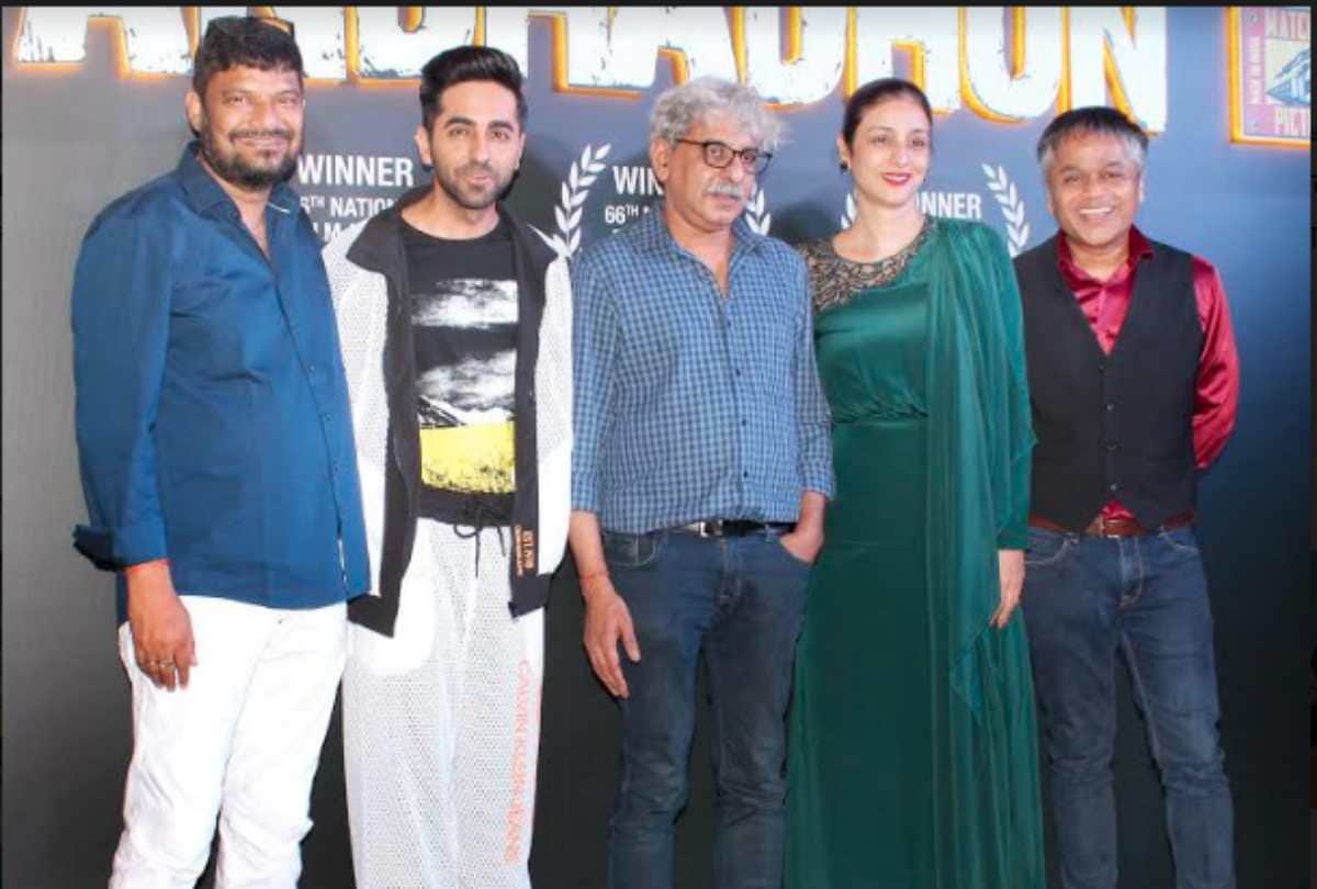 ayushmann khurrana  gave credit to shriram raghwan for andhadhun success