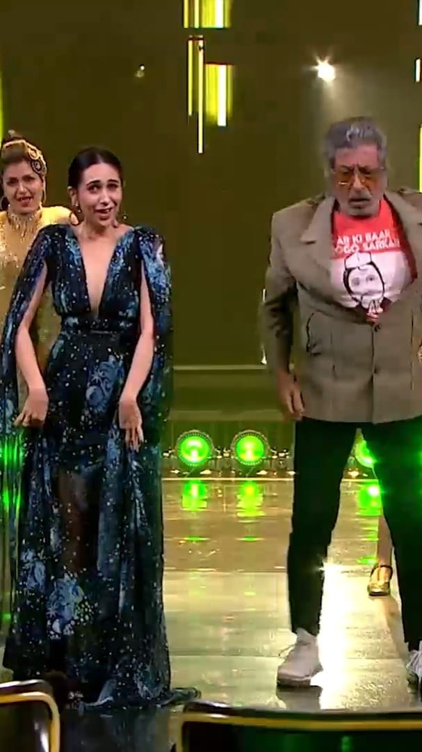 Karisma Kapoor and Shakti Kapoor danced in Dance India Dance Season 7