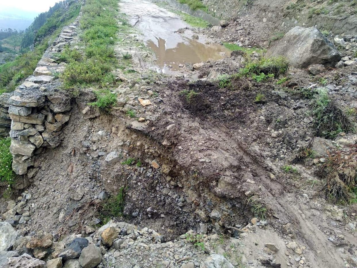 Roads closed, food crisis started in villages