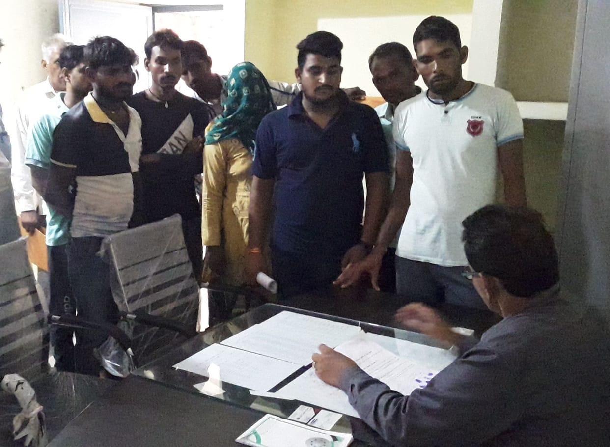 Levorers given Demaned latter to Tahsildar