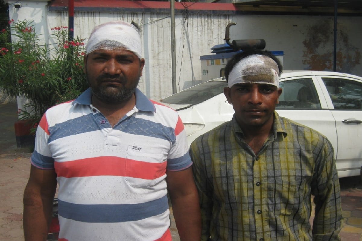 Many youths beaten up of a chowkidar and three injured at Muzaffarnagar city
